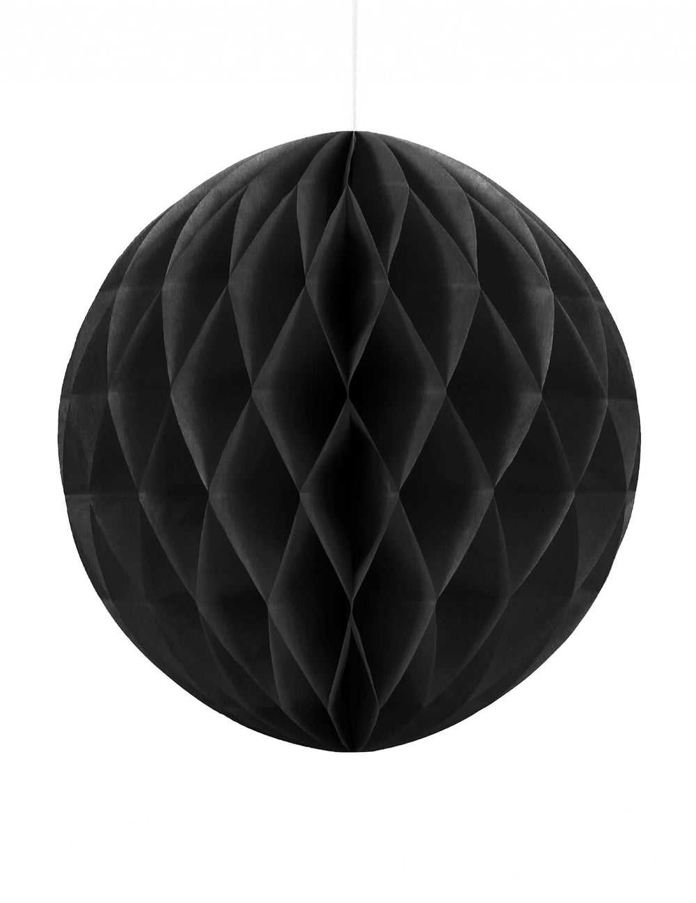bola de papel alvéolado negro