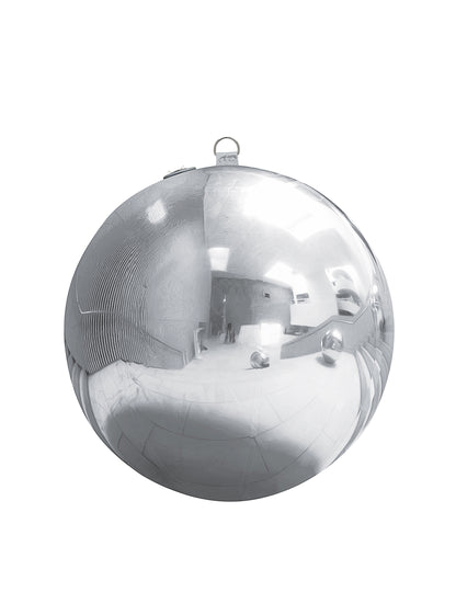 Bola de espejo inflable plateada 60 cm