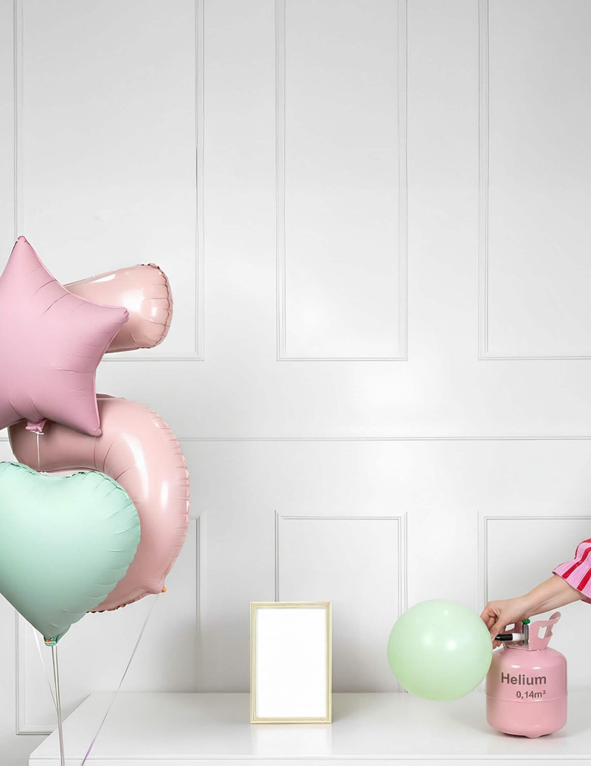 Botella de helio 0.14 m3 para inflar hasta 20 globos