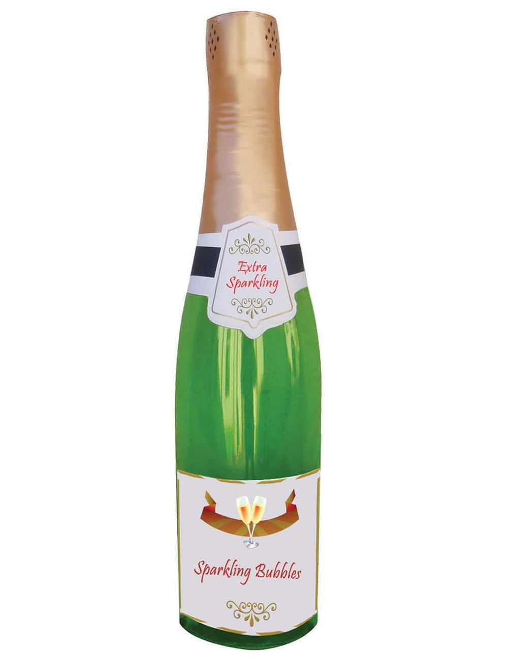 botella de champagne carry me para adulto verde y dorada