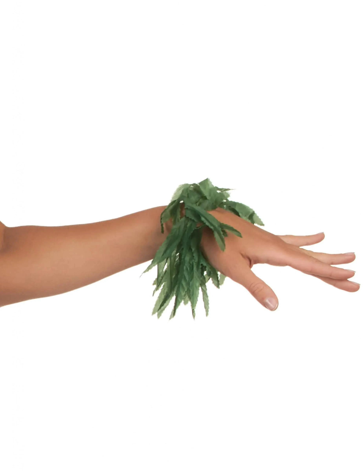 Pulsera tobillo hojas tropicales