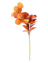 Rama de eucalipto de espuma naranja 40 cm