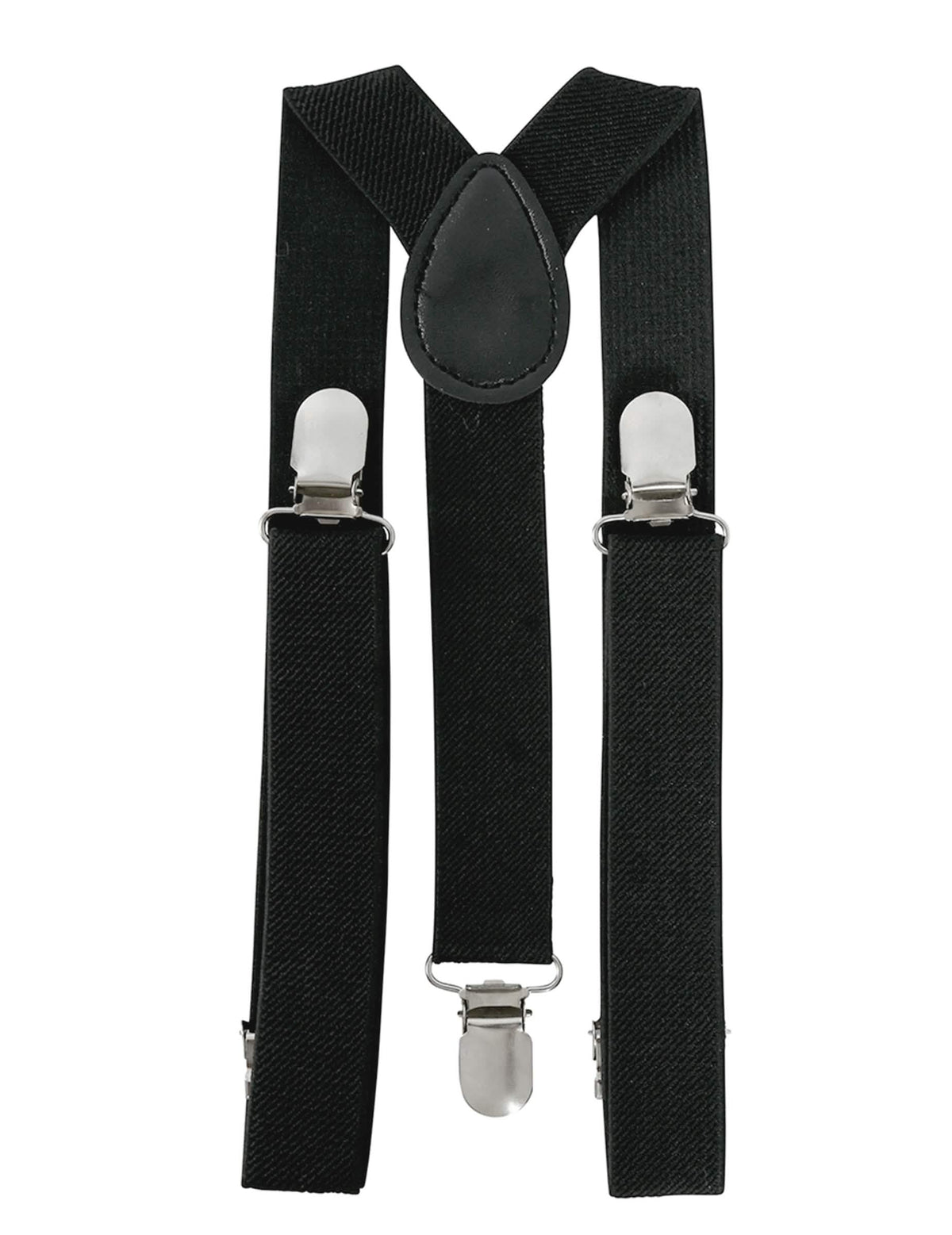 Vue de dos des bretelles noires pour enfant