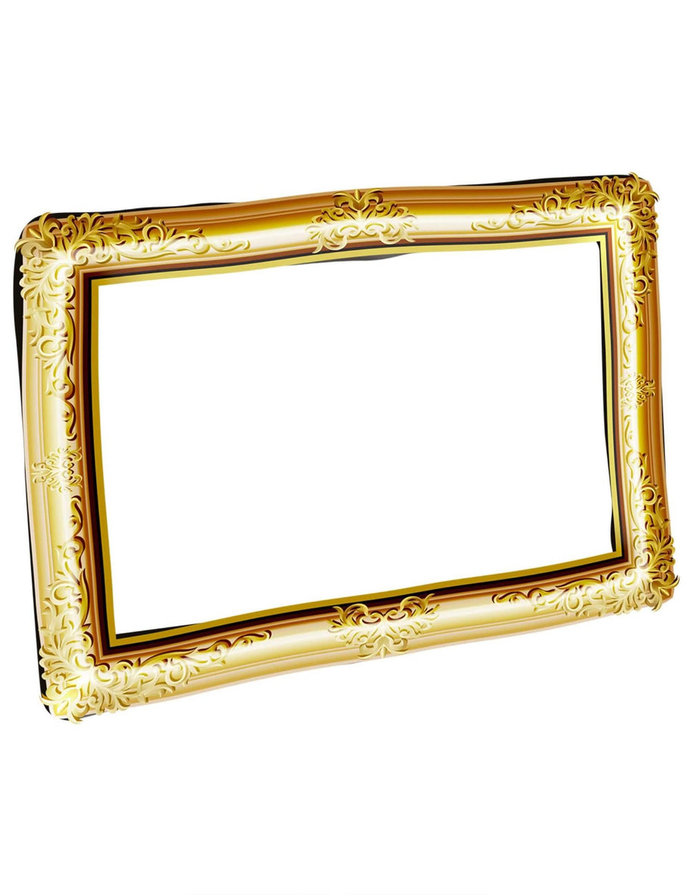 Marco de foto carry me dorado para fiesta estilo barroco