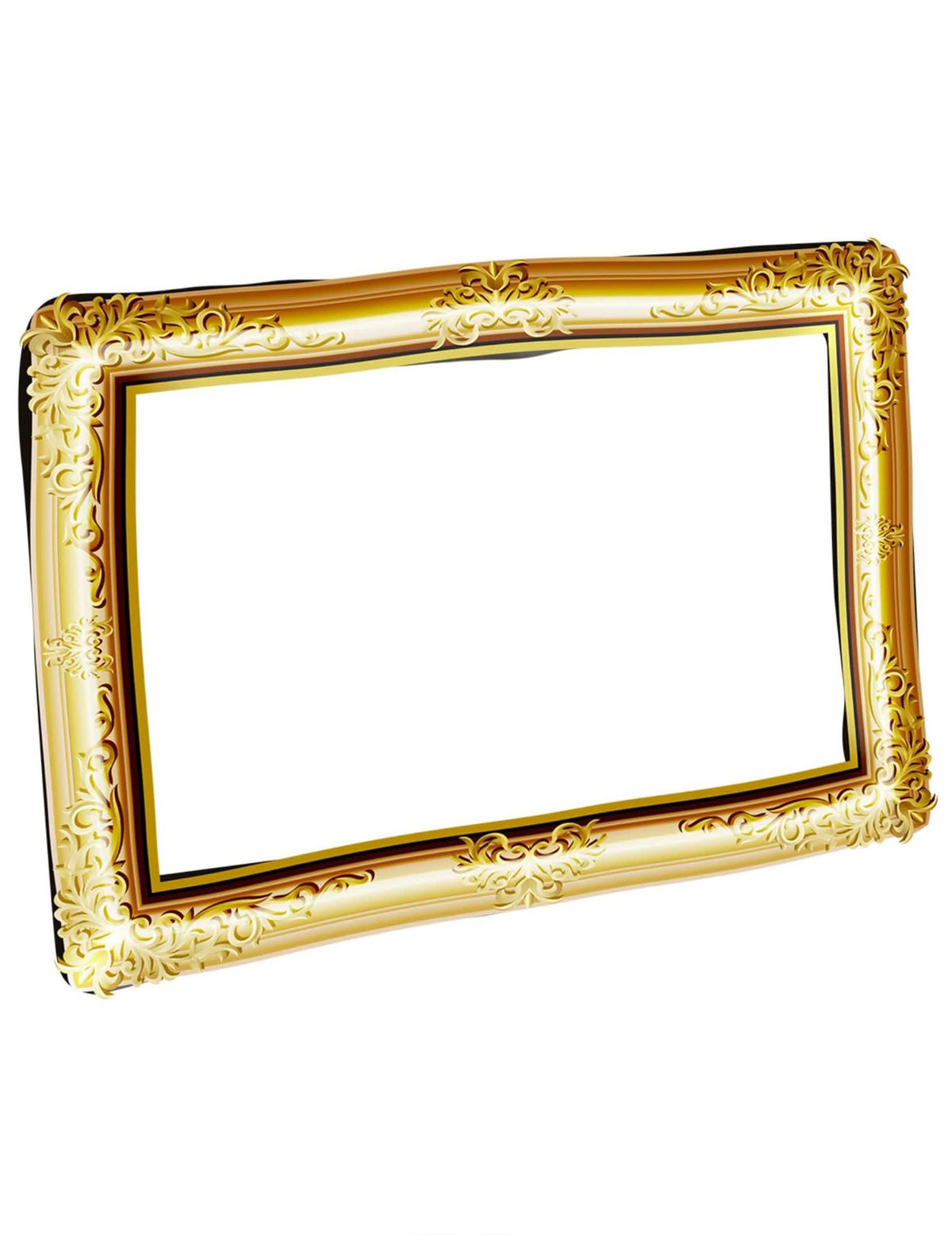 Marco de foto carry me dorado para fiesta estilo barroco