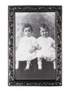 Cadre photo Halloween bébés visages changeants noir