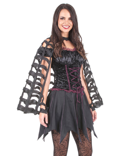 Capa araña mujer Halloween