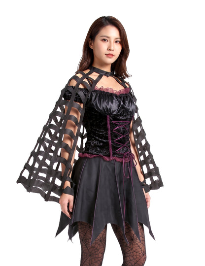 Capa araña mujer Halloween
