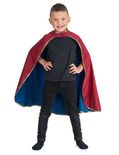 Capa de caballero reversible para niño