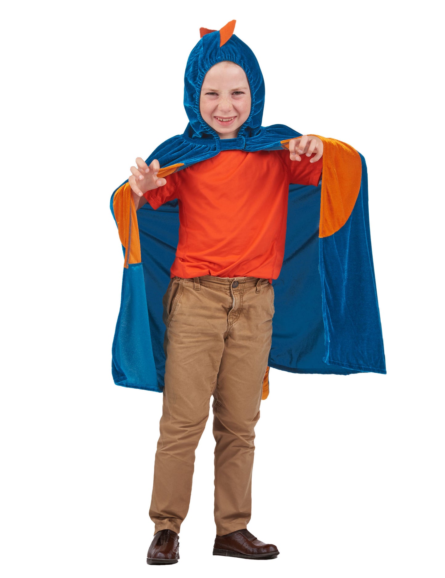 Capa de dinosaurio para niños