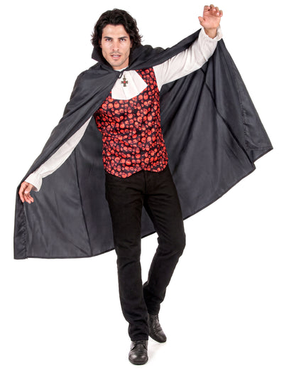 Capa de vampiro para hombre ideal para Halloween