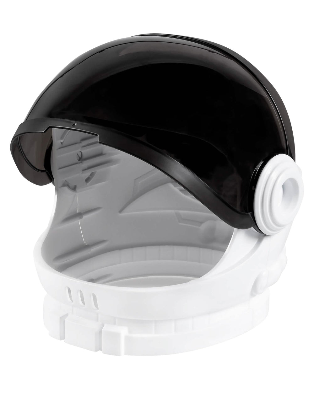 Visière relevée du casque astronaute pour adulte blanc