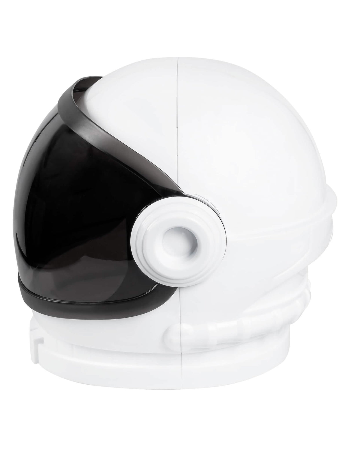 Vue de profil du casque astronaute pour adulte
