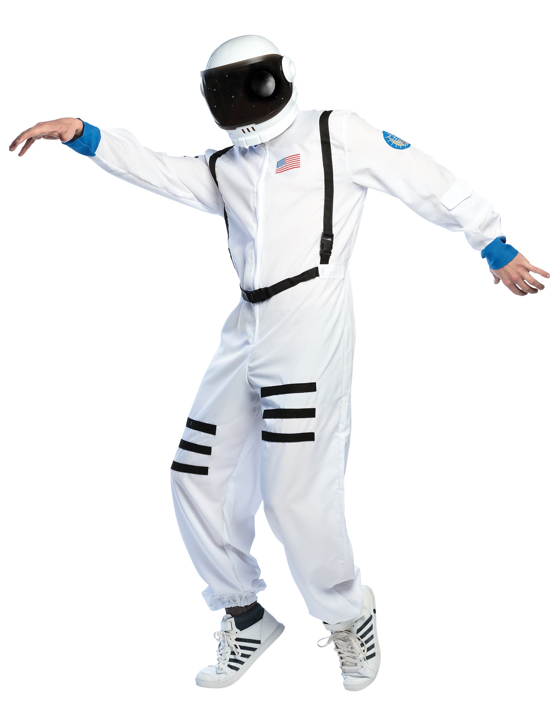Casco De Astronauta Blanco Funidelia – Accesorio De Plástico Para Disfraz, Adulto, Ideal Para Carnaval Y Halloween