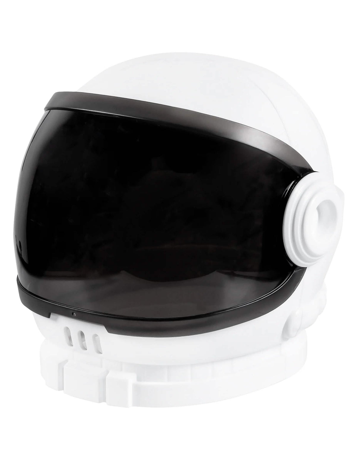 Casque astronaute pour adulte blanc avec visière noire