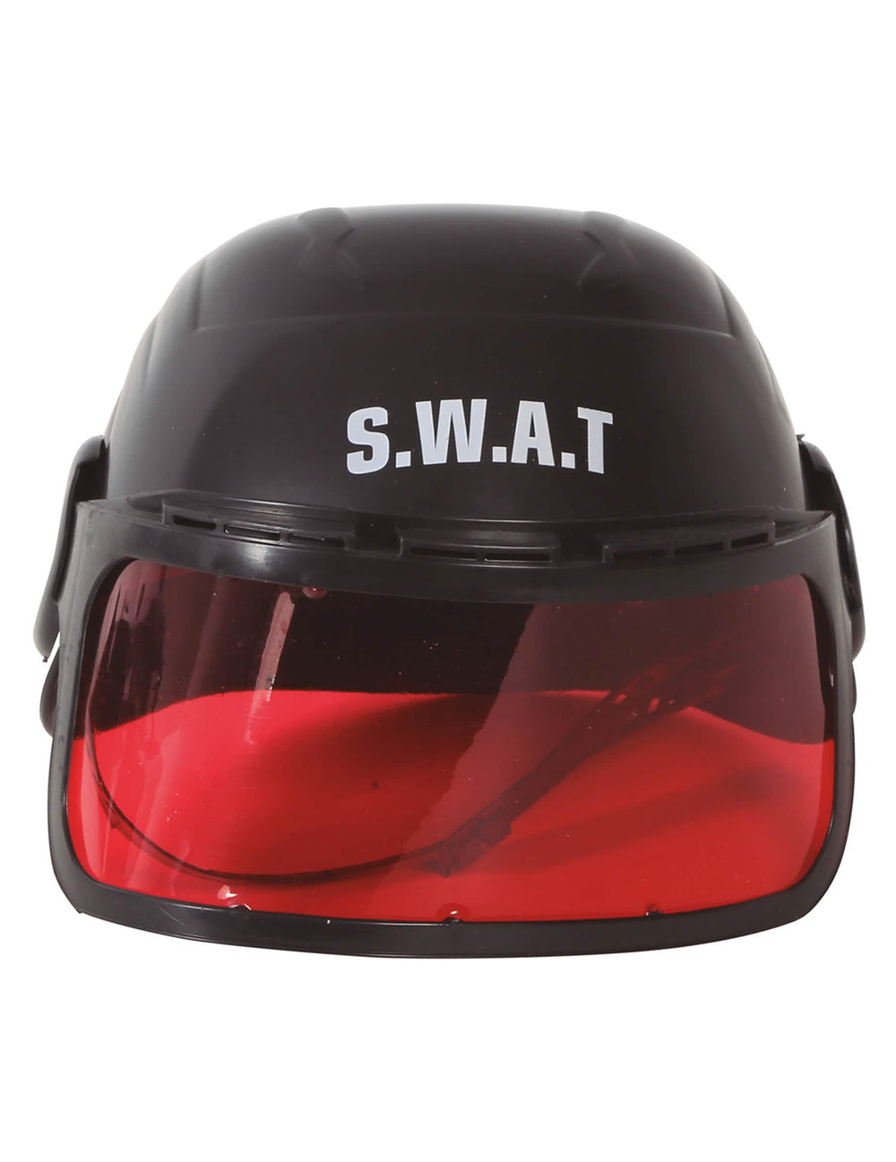 Visière rouge du casque avec visière SWAT pour enfant