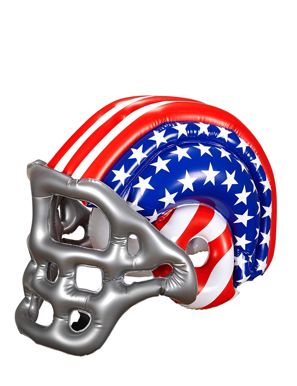 Casco de futbolista americano usa carry me para adulto en colores de la bandera estadounidense