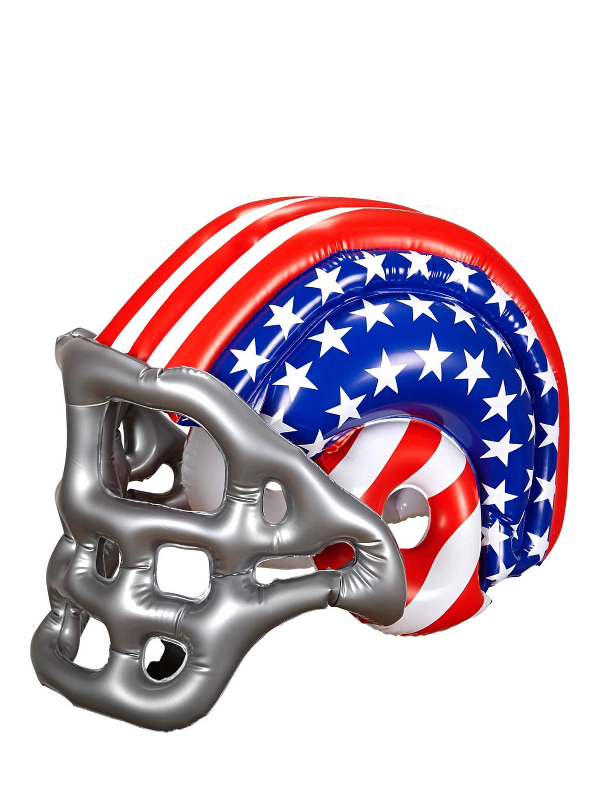 Casco de futbolista americano usa carry me para adulto en colores de la bandera estadounidense