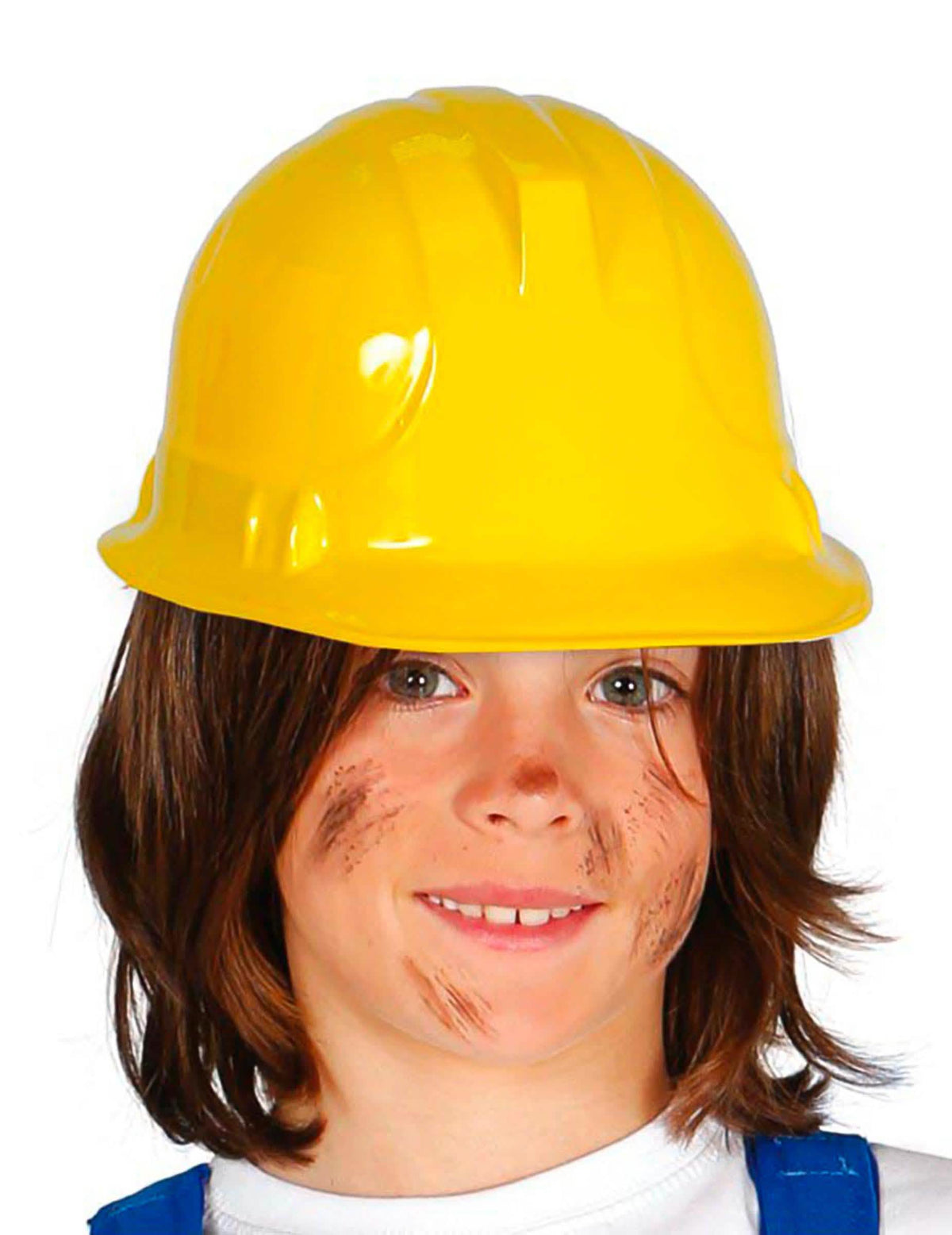 Casco de obrero de la construcción para niño amarillo