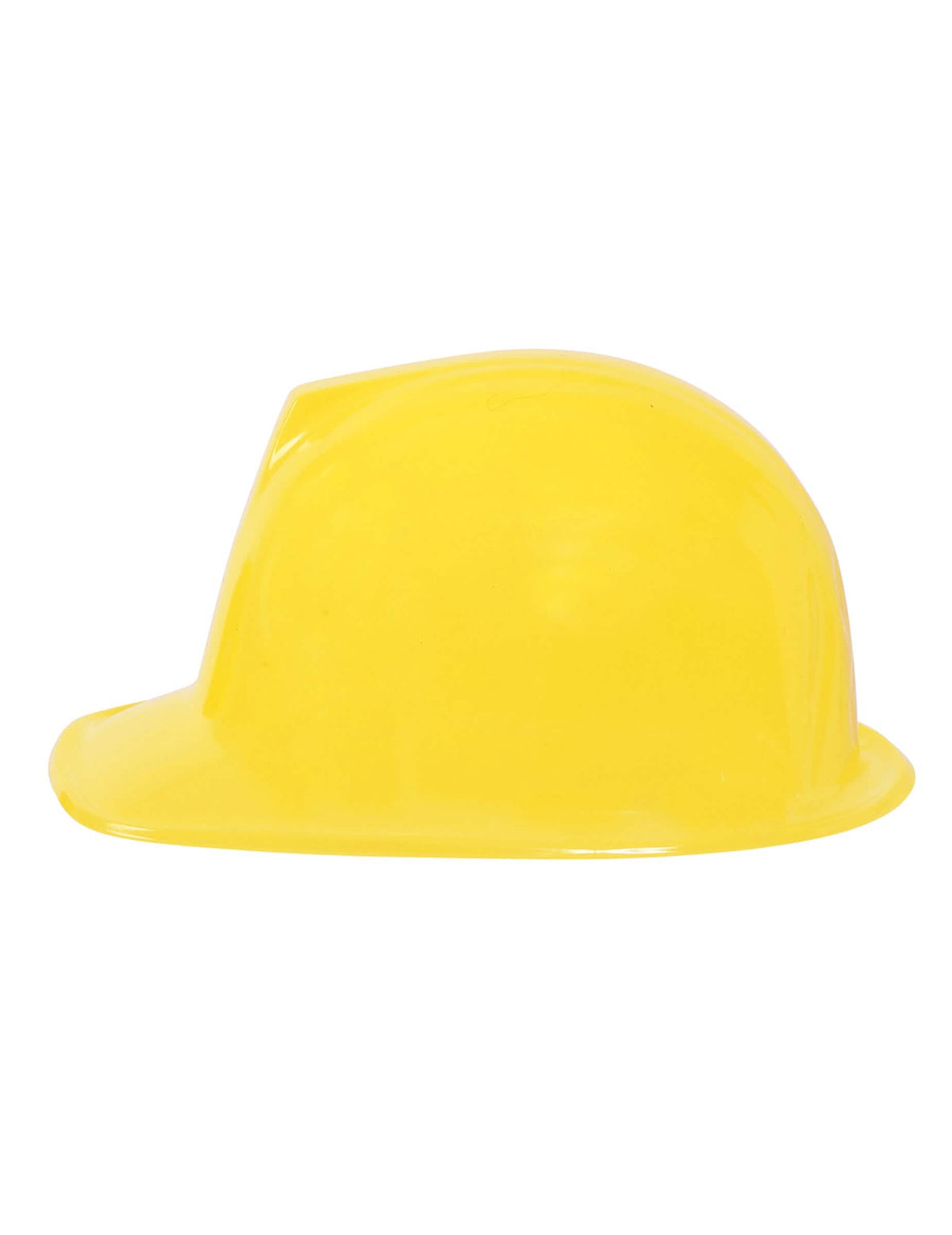 Vista de perfil del casco de obrero de la construcción para niño