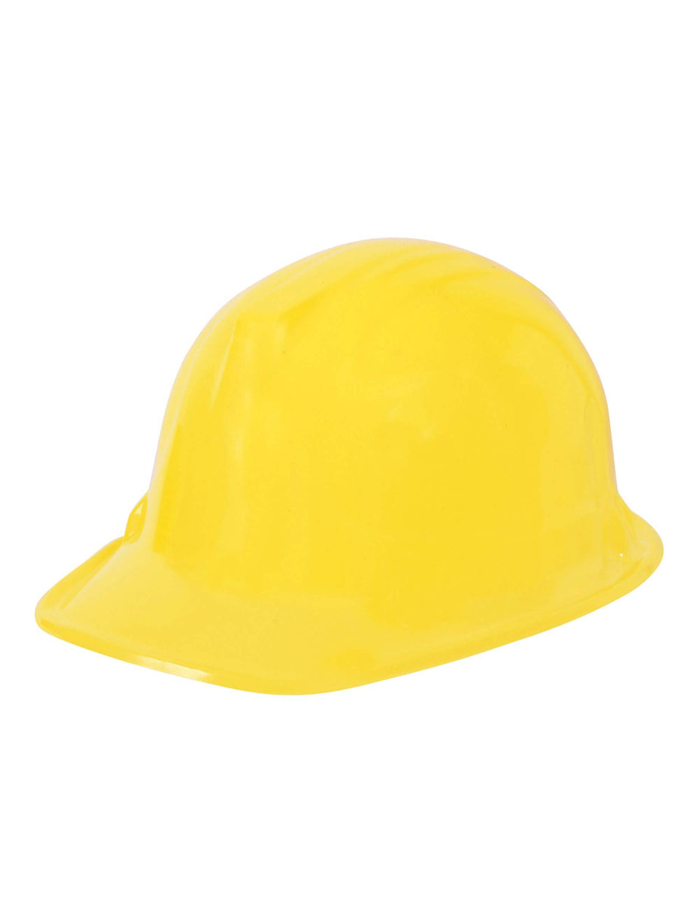 Vista de tres cuartos del casco de obrero de la construcción para niño