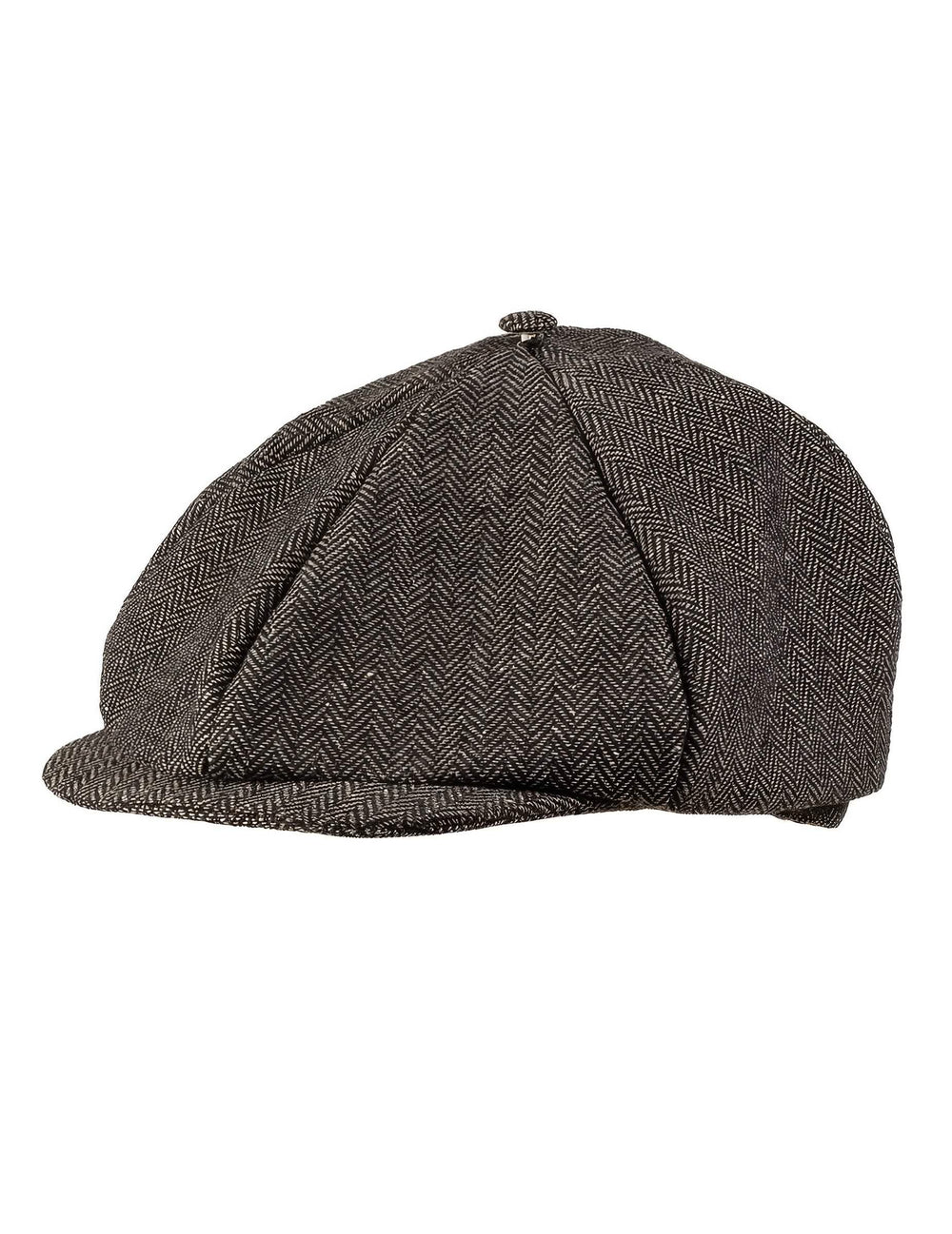 Vista lateral de la gorra de detective