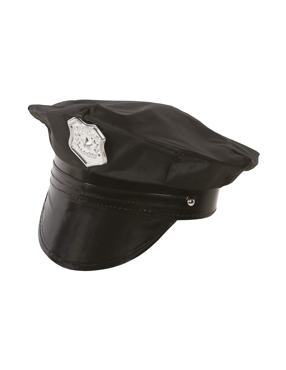 Vista de perfil de la gorra de policía para niño
