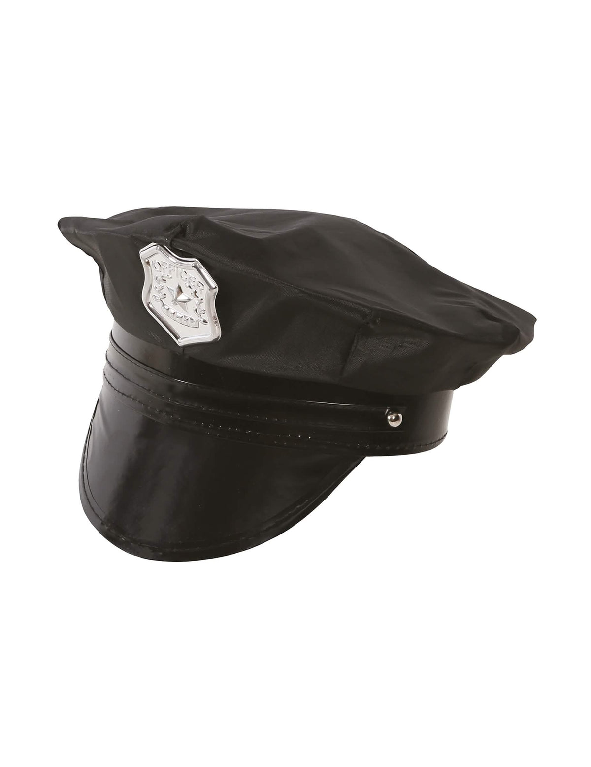 Vista de perfil de la gorra de policía para niño
