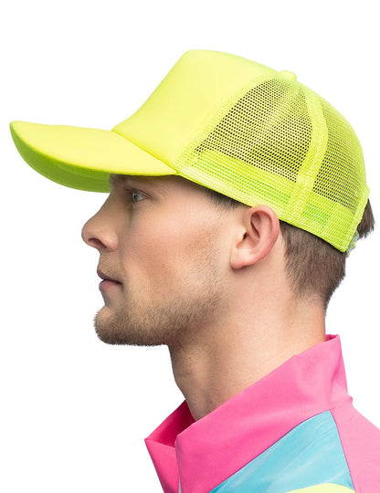 Gorra amarillo neón para adultos