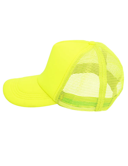 Gorra amarillo neón para adultos