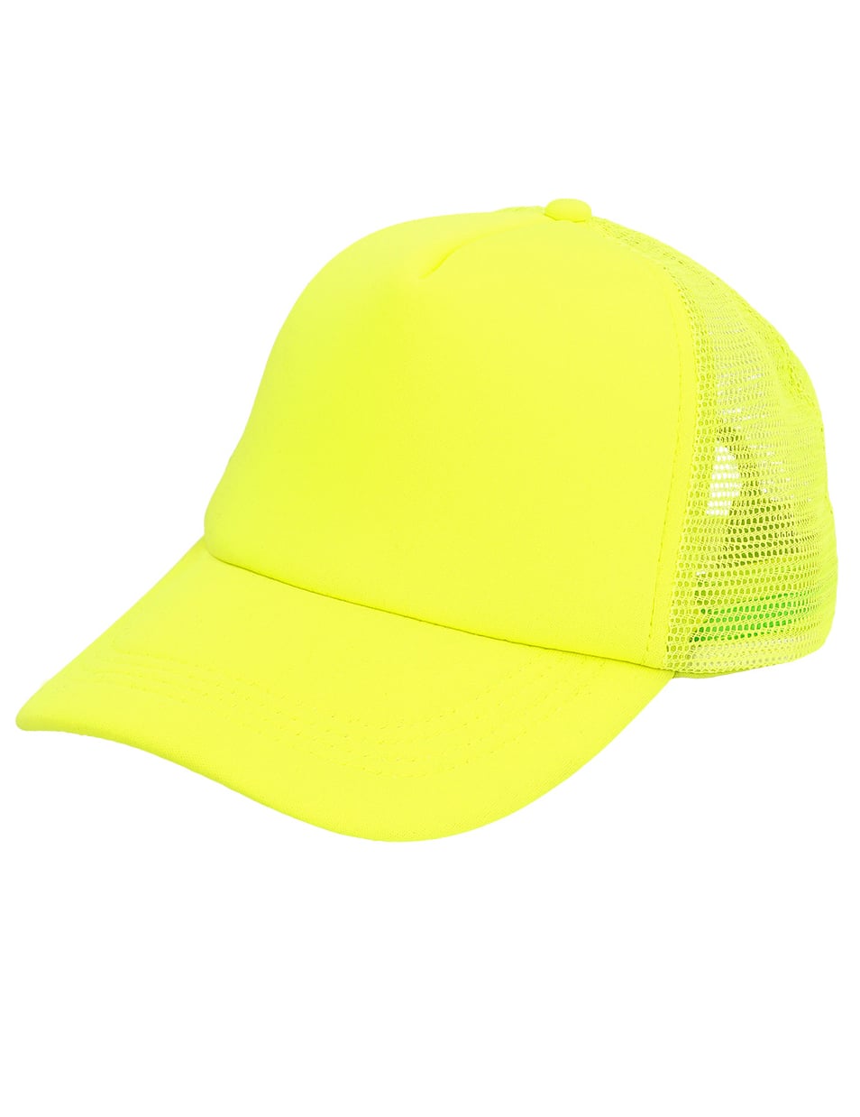 Gorra amarillo neón para adultos