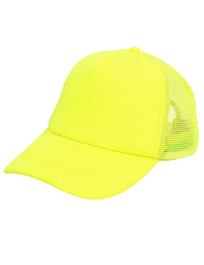 Gorra amarillo neón para adultos