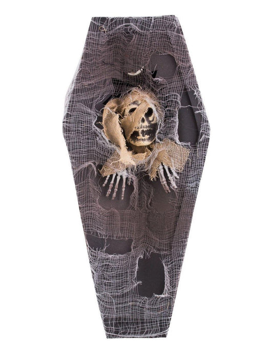 Ataúd esqueleto 41 cm Halloween