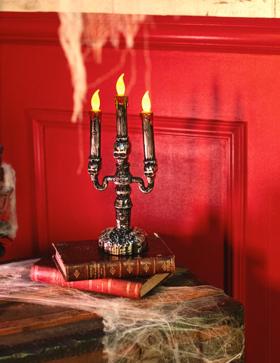Candelabro LED de 3 brazos 32 cm	