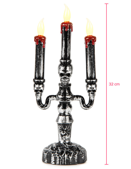 Candelabro LED de 3 brazos 32 cm	