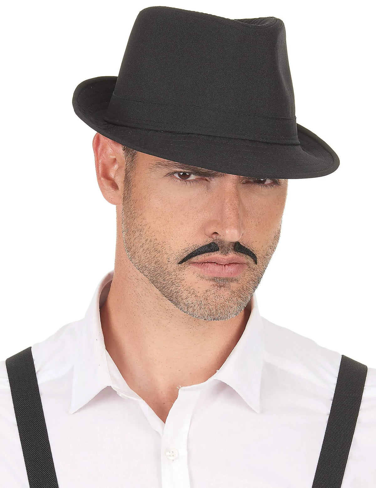 Sombrero borsalino de lujo para adulto negro