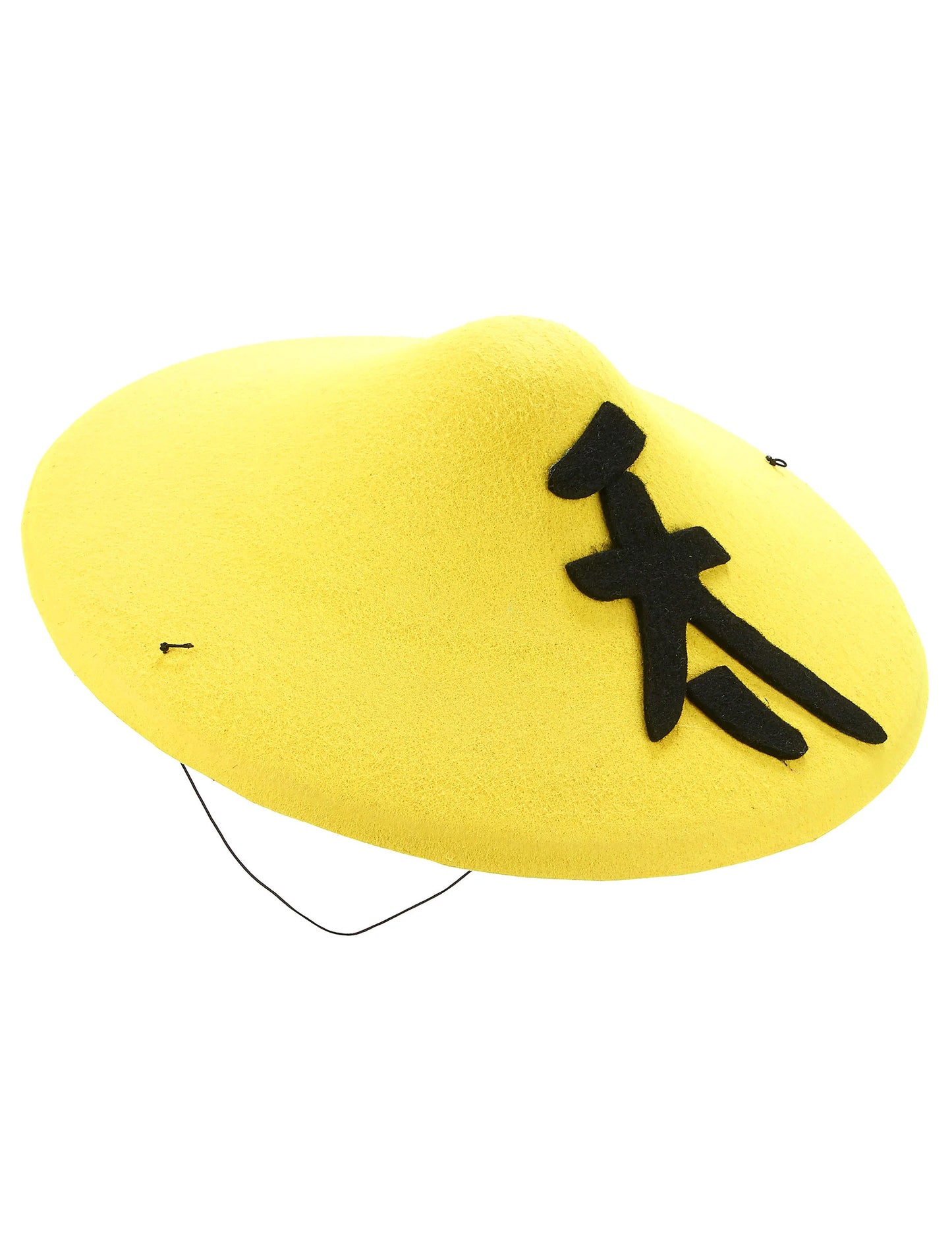 Sombrero chino amarillo adulto