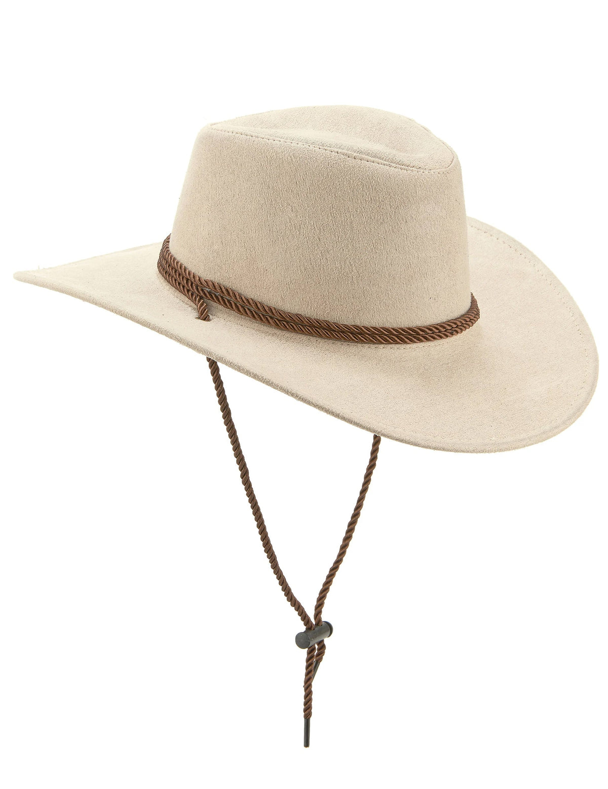 Sombrero vaquero beige adulto