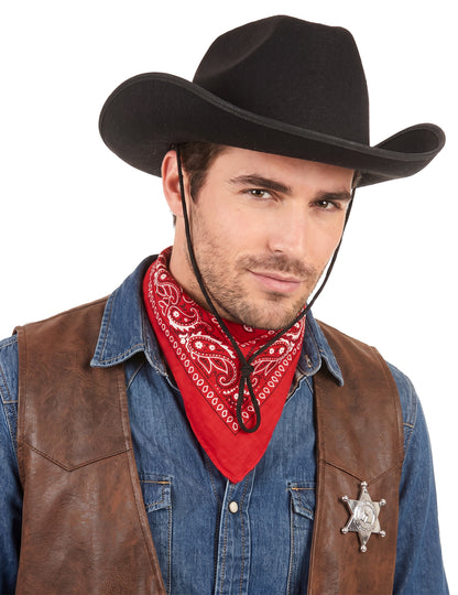 Sombrero de vaquero para adulto