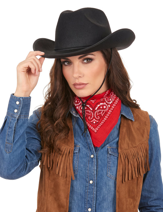 Sombrero de vaquero para adulto