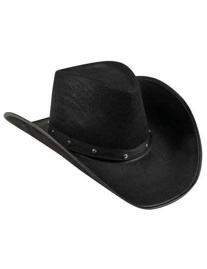 Sombrero vaquero negro para adulto