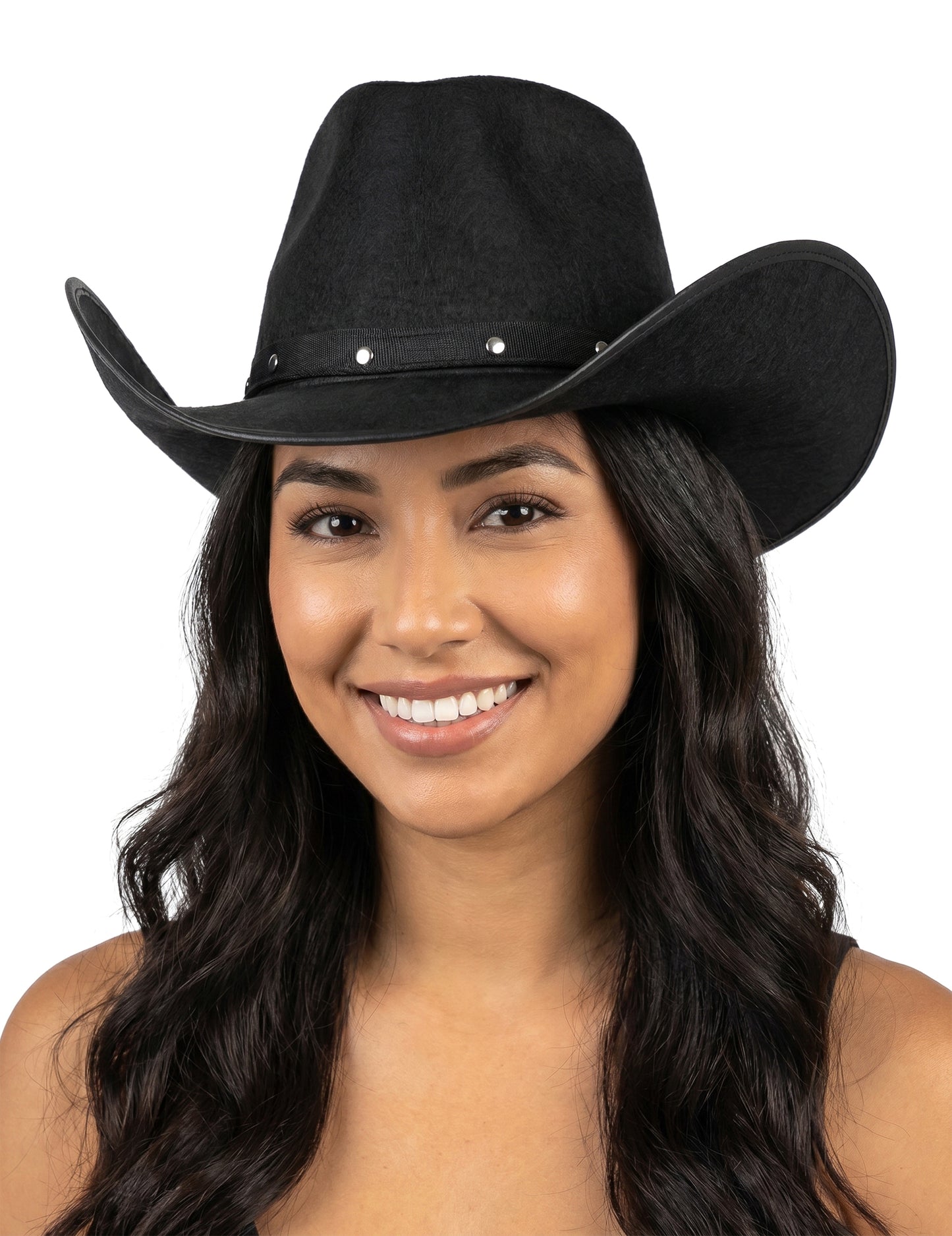 Sombrero vaquero negro para adulto