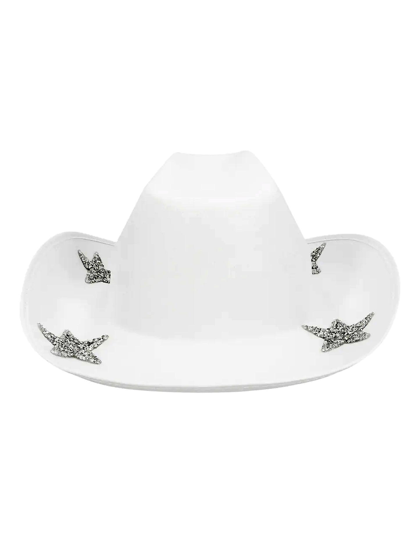 Sombrero de vaquero con perlas Bride para mujer