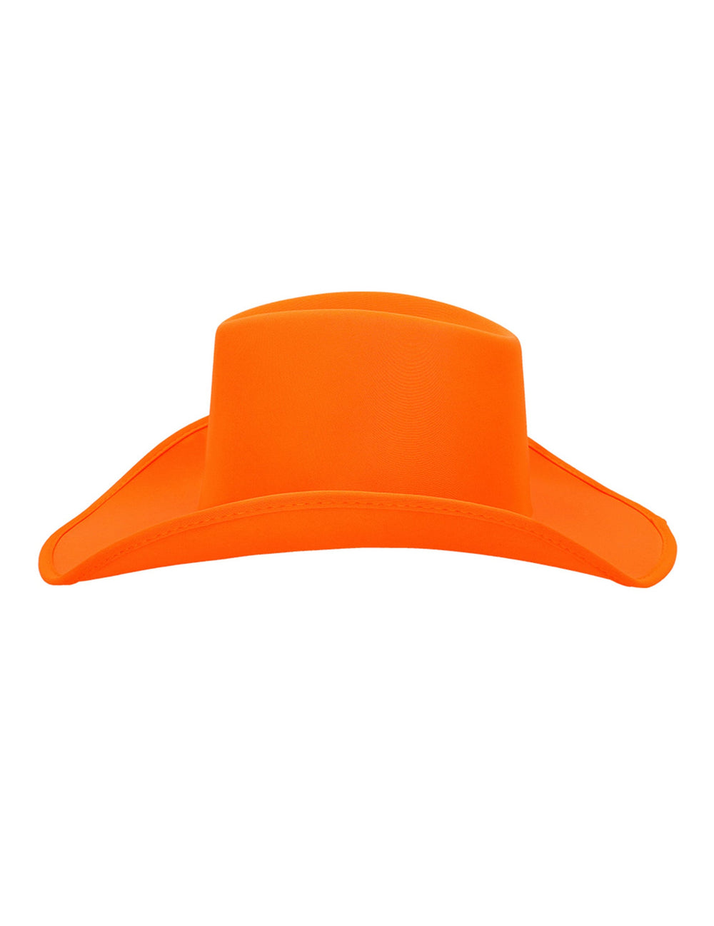 Vue de face du chapeau de cowboy pour adulte