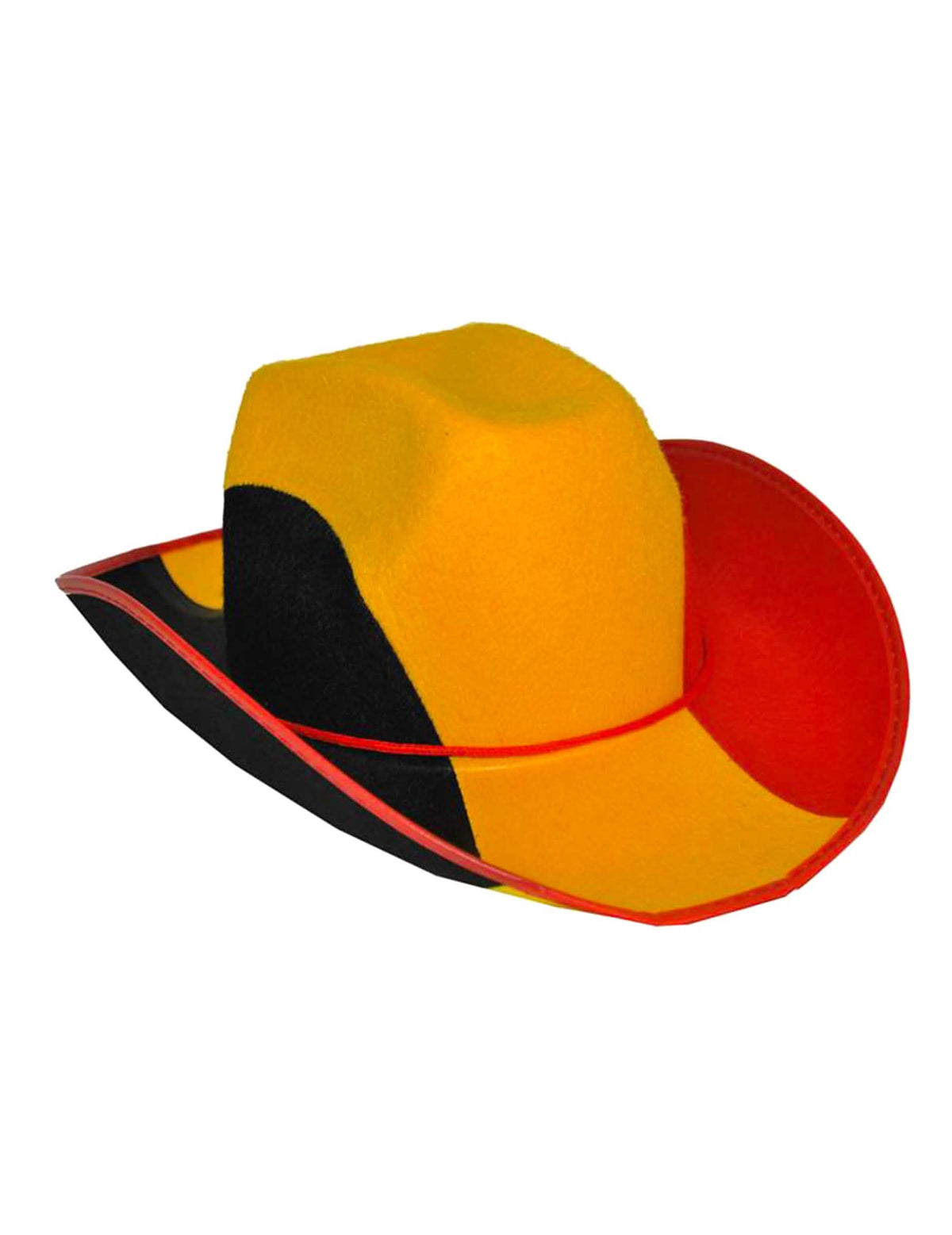 Sombrero de cowboy hincha Bélgica adulto