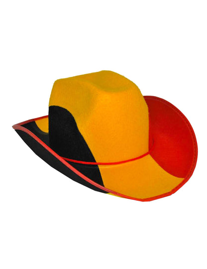 Sombrero de cowboy hincha Bélgica adulto