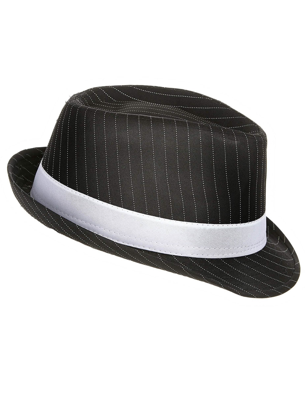Vue de profil du chapeau gangster pour adulte