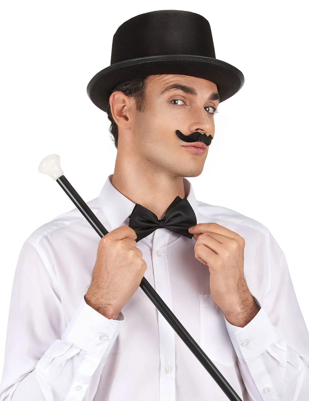 Sombrero de copa para adulto negro