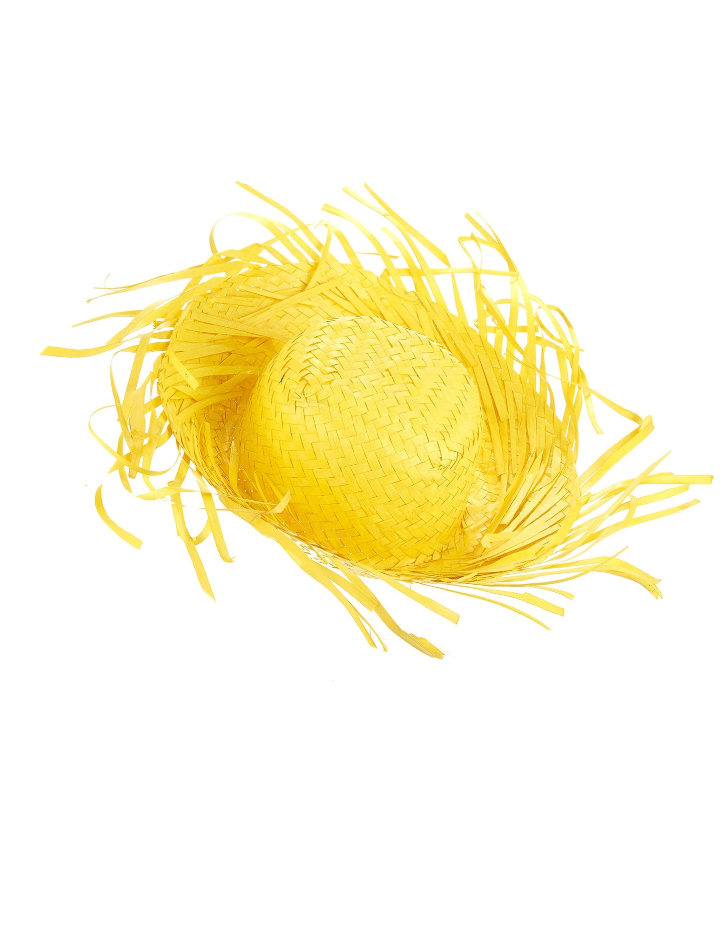 Sombrero Hawái amarillo adulto
