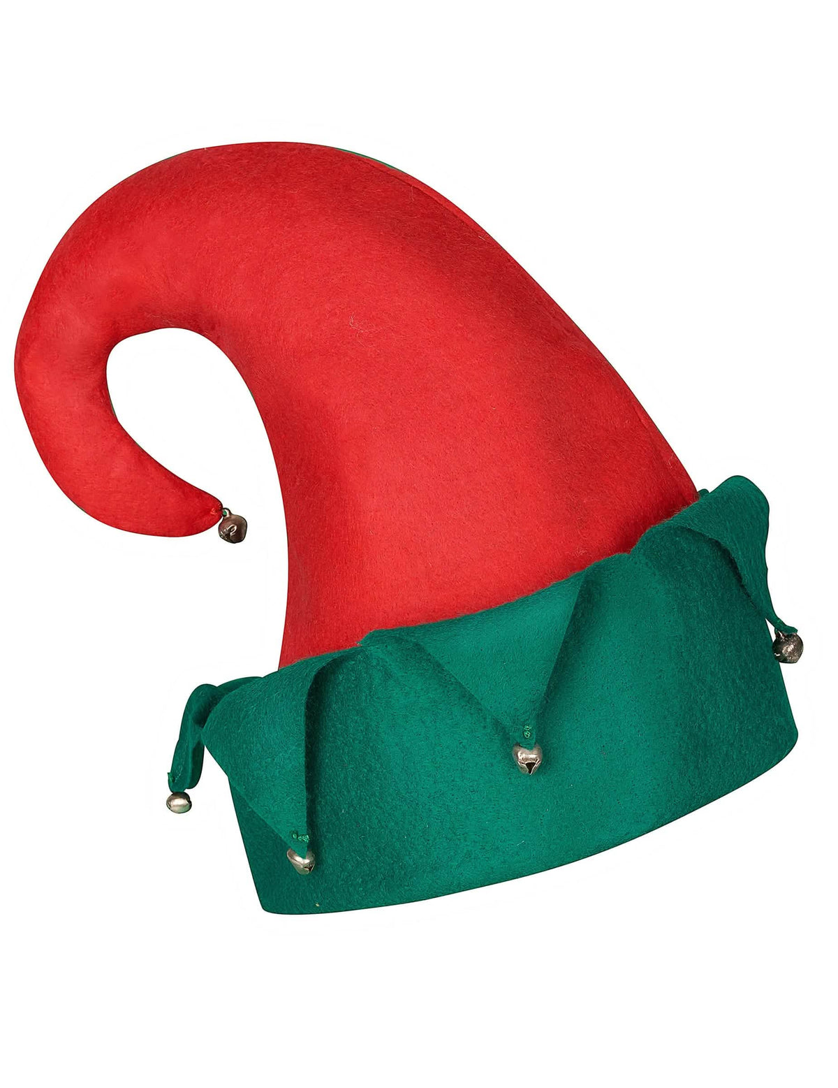 Gorro duende cascabeles Navidad adulto